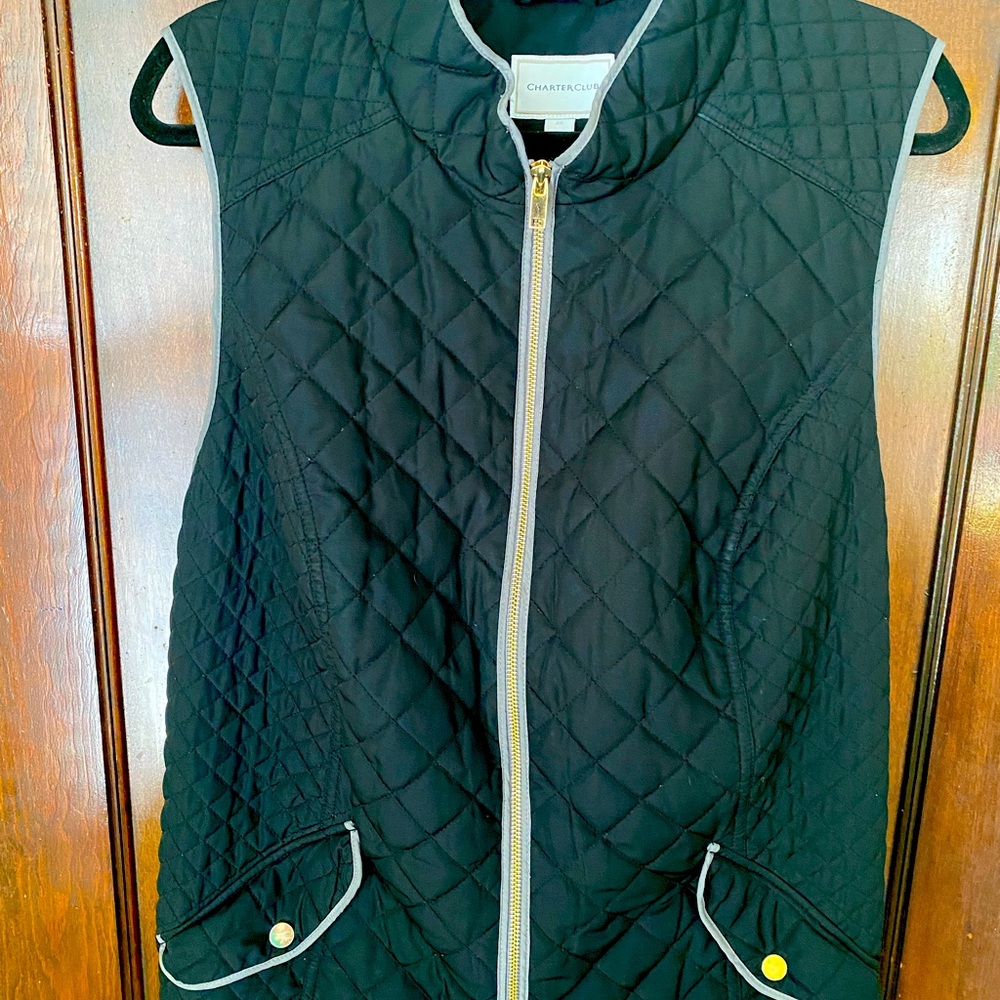 Lightweight, quilted vest. SO comfy and flattering❣️XXL